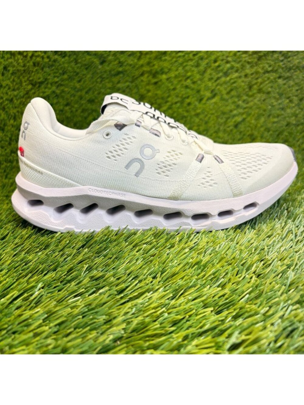 On Cloudsurfer Womens Size 6.5 White Athletic Running Walking Shoes Sneakers